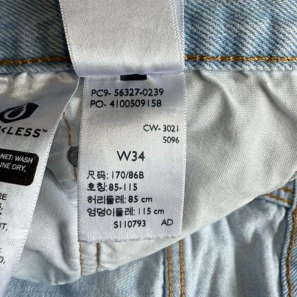 Levi’s 501 Button Fly Light-wash Cutoff Shorts - Size 34 - Picture 3 of 5